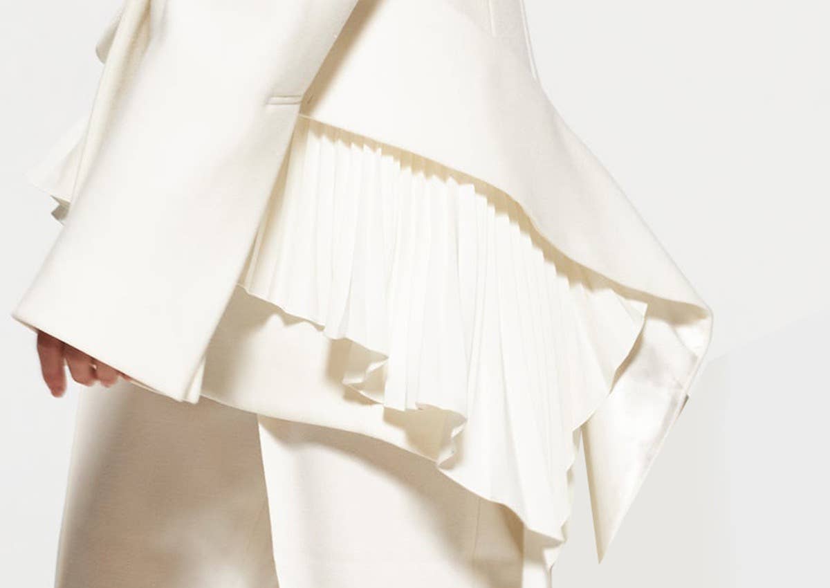 YOHAN Elegant Pleated Hem Jacket - Spring/Autumn Chic