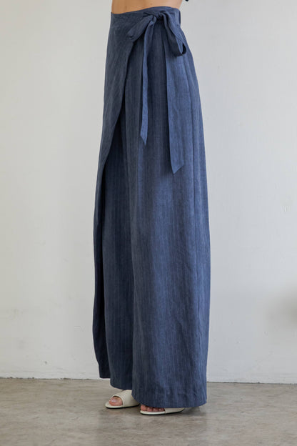 Valeria Wrap Palazzo Pants