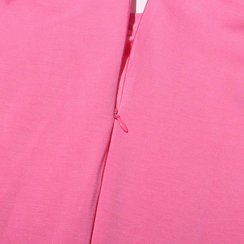 3D Flower Short Dress