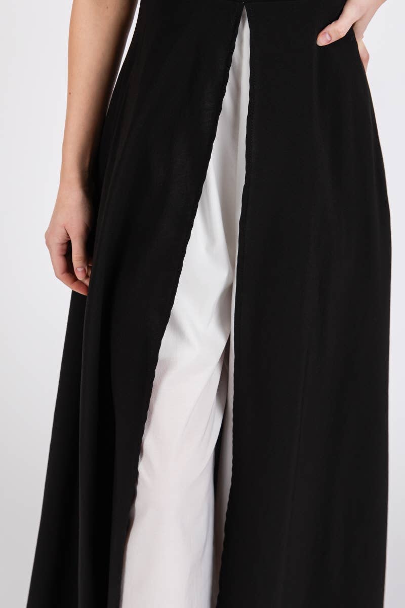 Giovy Sleeveless Jump-suit BLACK