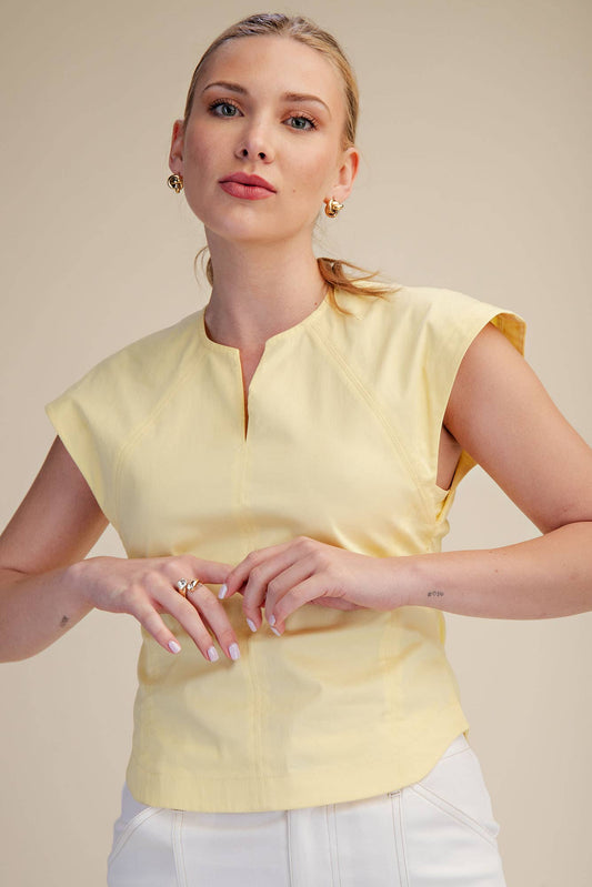 Liora Grace Cap Sleeve Top