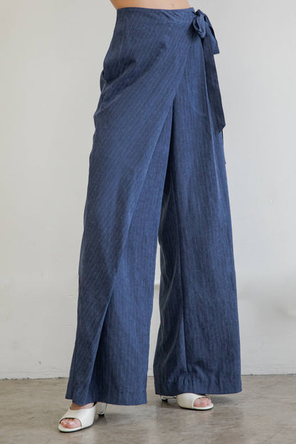Valeria Wrap Palazzo Pants