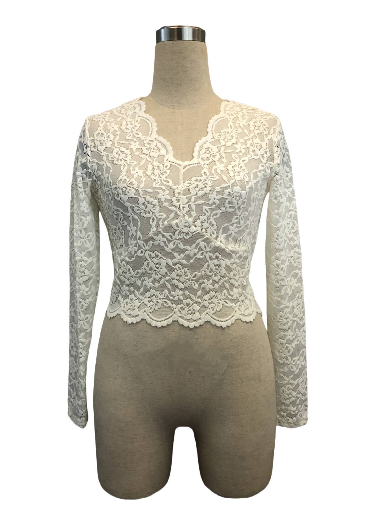 Lace V-Neck Top