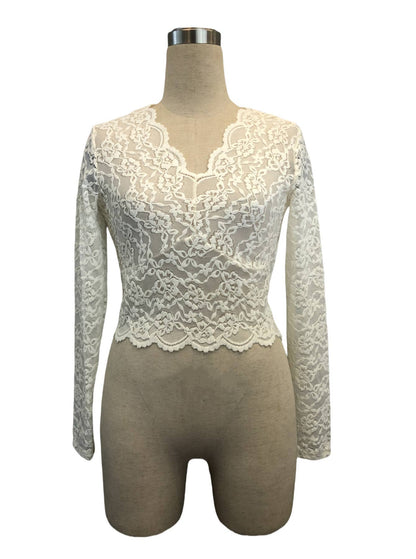 Lace V-Neck Top