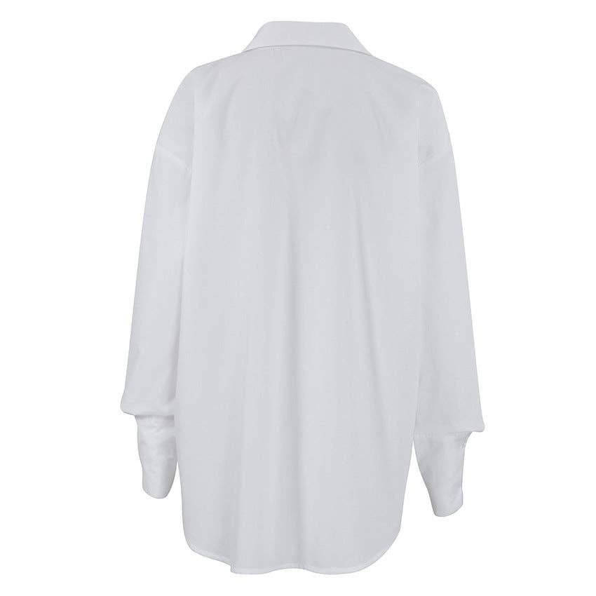 Ivory Oversized Luxe Shirt