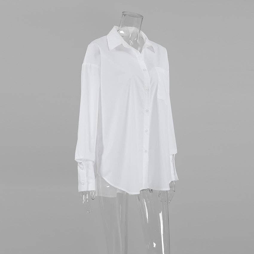 Ivory Oversized Luxe Shirt