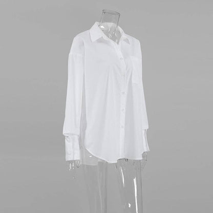 Ivory Oversized Luxe Shirt