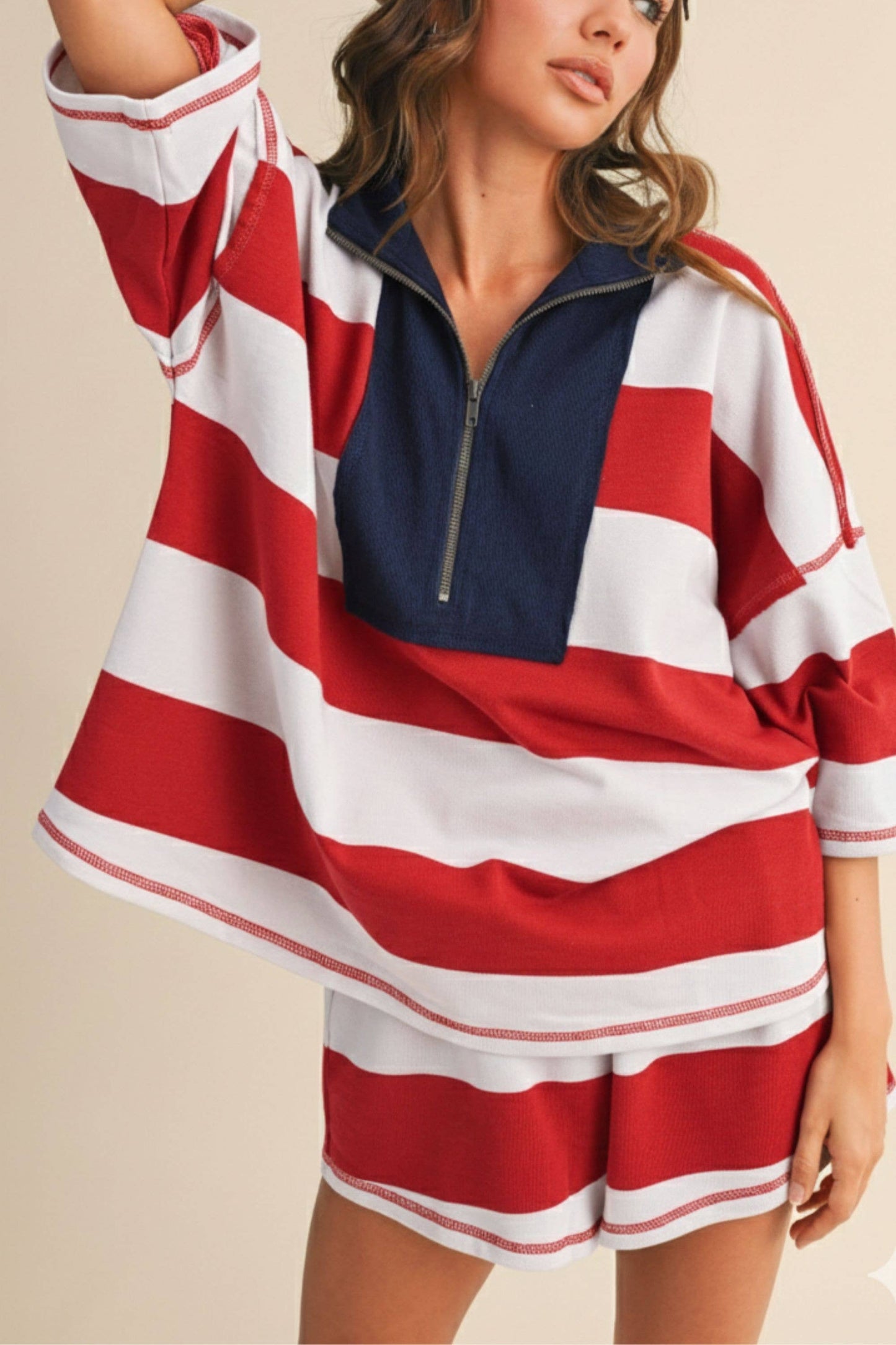 Hampton Coast Lounge TOP AND SHORTS SET
